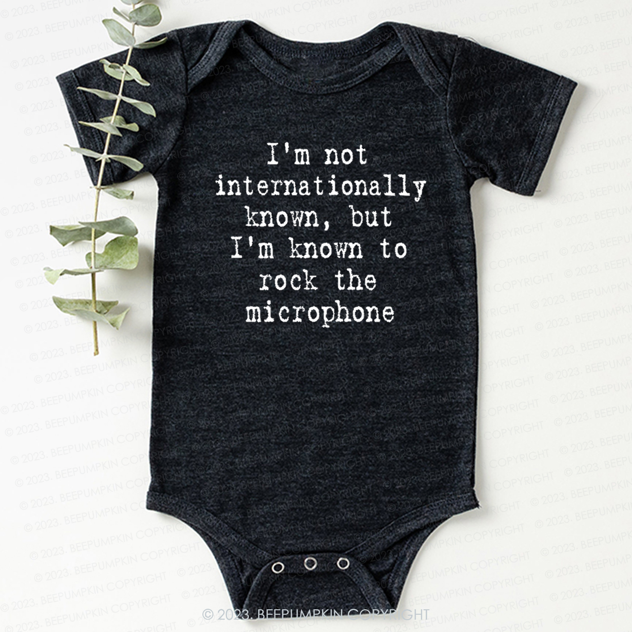 It Takes Two I'm Not Internationally Known Bodysuit For Baby