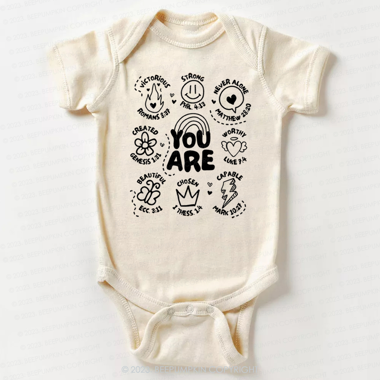 God Says You Are Kids Bodysuit For Baby