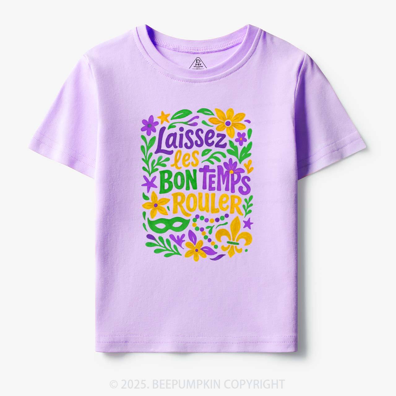Laissez Les Bon Temps Rouler Toddler&Kid's Tees Beepumpkin
