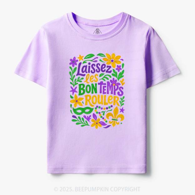 Laissez Les Bon Temps Rouler Toddler&Kid's Tees Beepumpkin