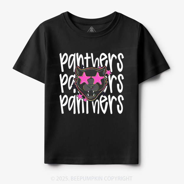 School Mascot Panthers Toddler&Kid's Tees Beepumpkin