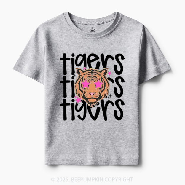 School Mascot Tigers Toddler&Kid's Tees Beepumpkin