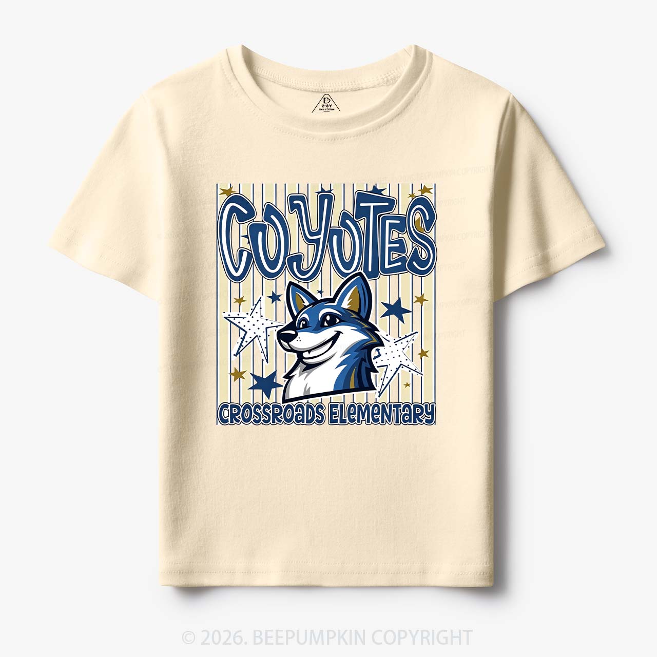 Personalized School Name Mascot Team Spirit Toddler&Kid's Tees