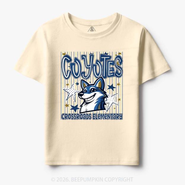 Personalized School Name Mascot Team Spirit Toddler&Kid's Tees