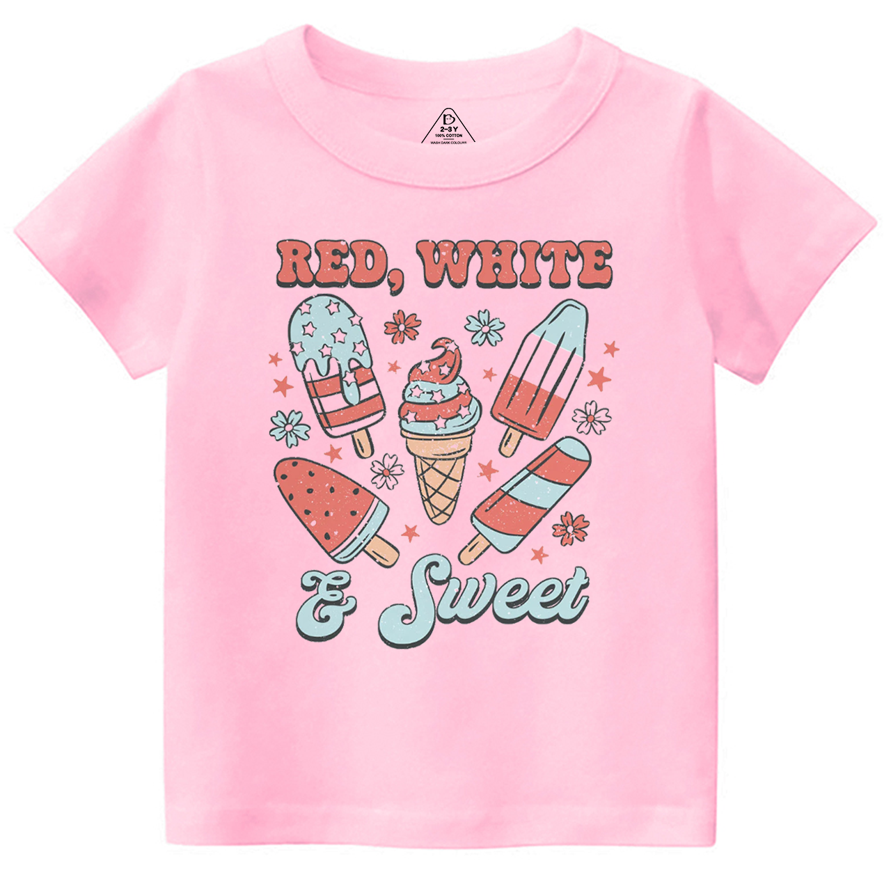Red White And Sweet Toddler&Kid's Tees Beepumpkin 
