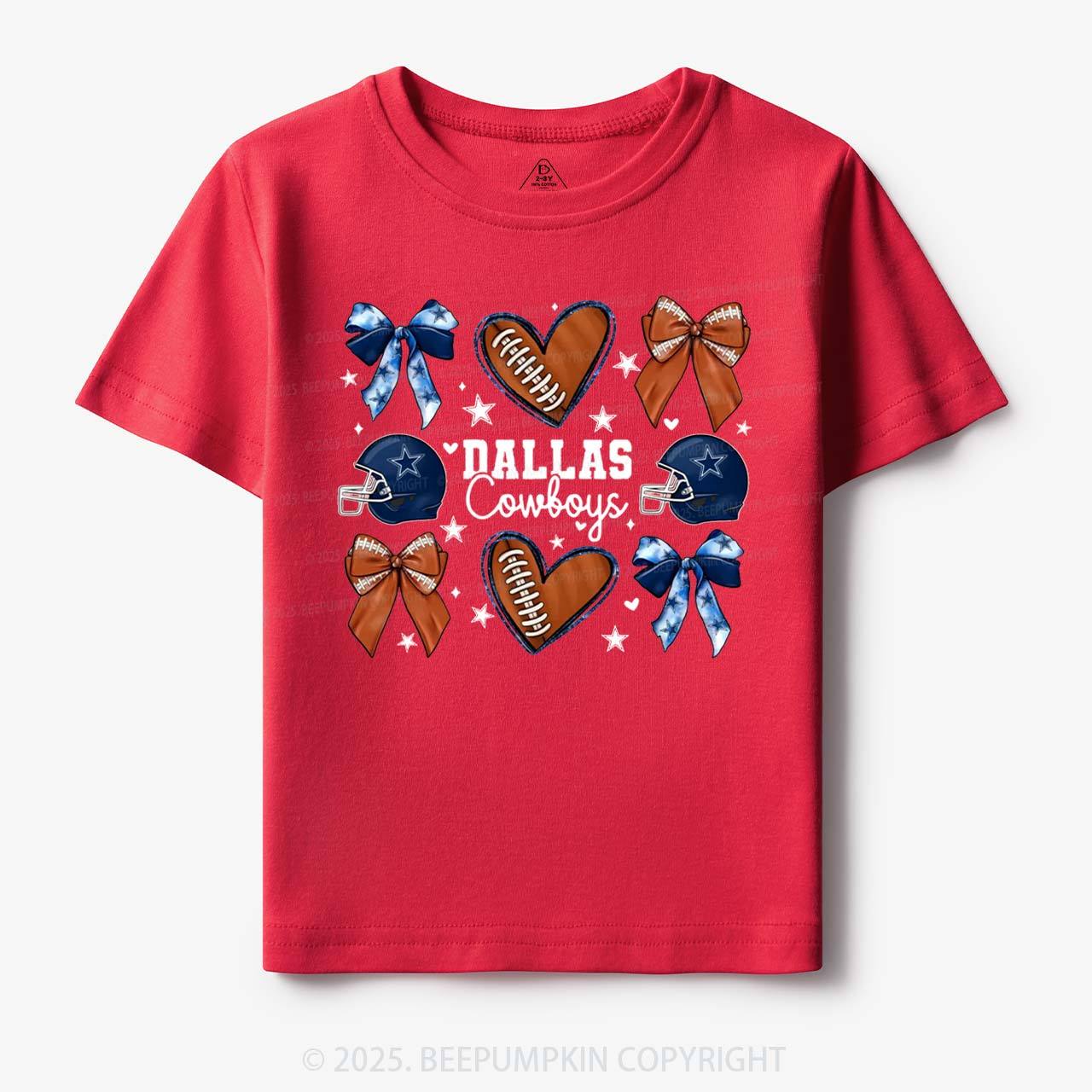 Blue Star Football Toddler&Kid's Tees Beepumpkin