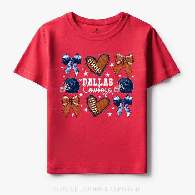 Blue Star Football Toddler&Kid's Tees Beepumpkin