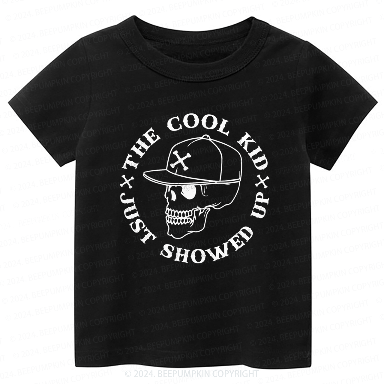 The Cool Kid Just Showed Up Toddler&Kids Tees 7
