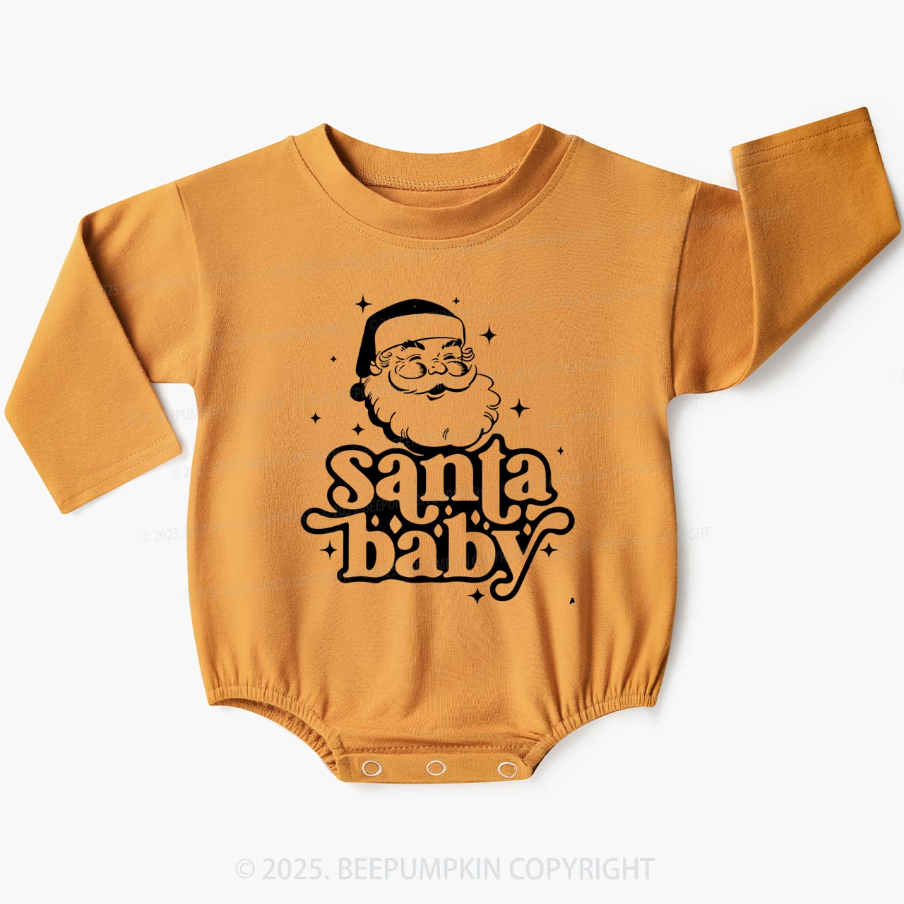 Santa Baby Bubble Romper Beepumpkin