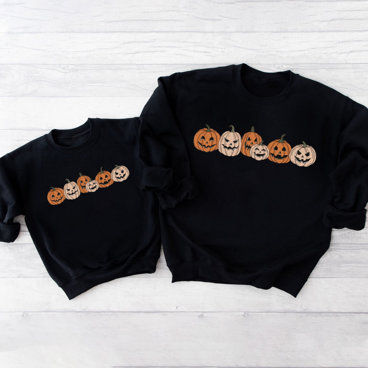 Fall Pumpkin Sweatshirts For Family