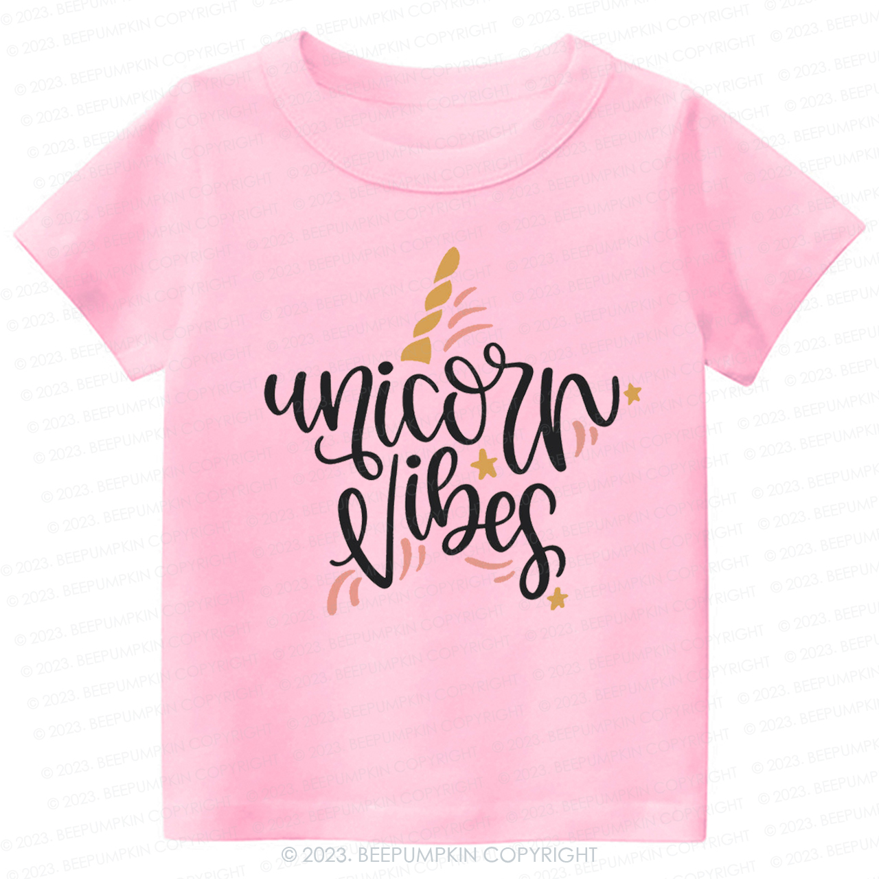 Unicorn Vibes Birthday Party Kids Shirt