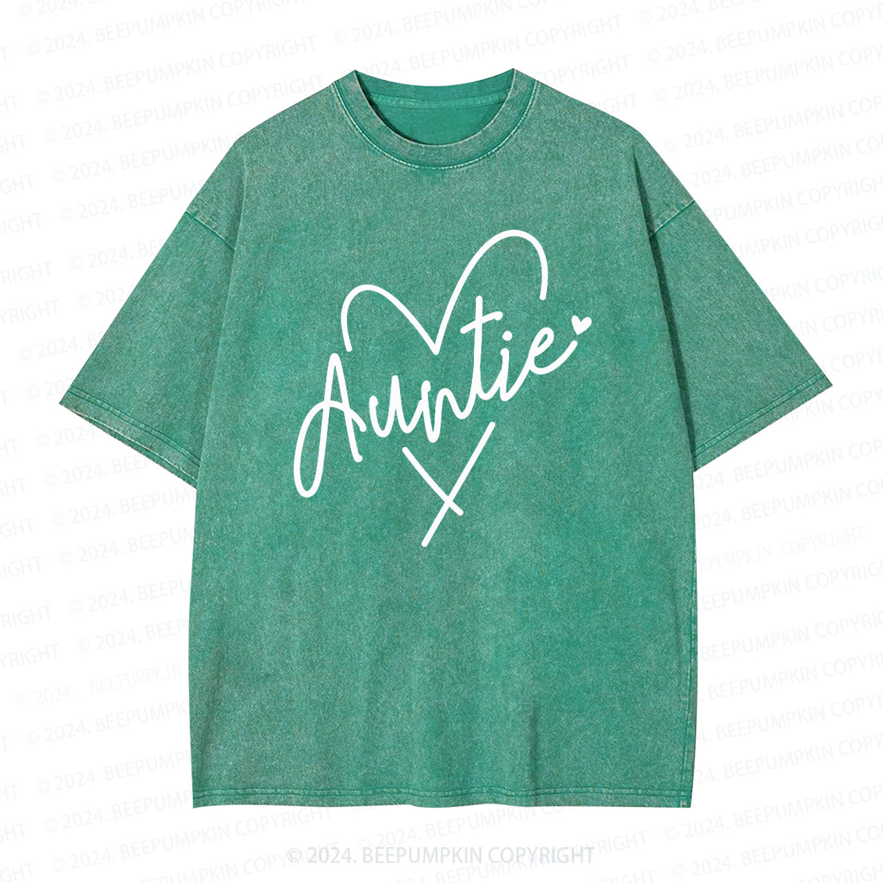 Auntie Heart Auntie Washed Tees