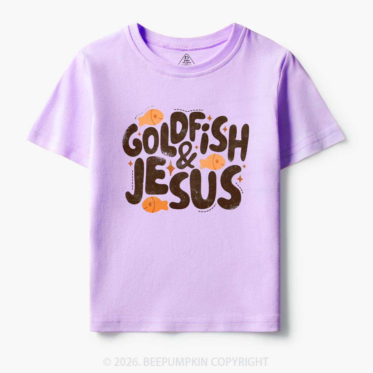 Retro Goldfish and Jesus Toddler&Kid's Tees