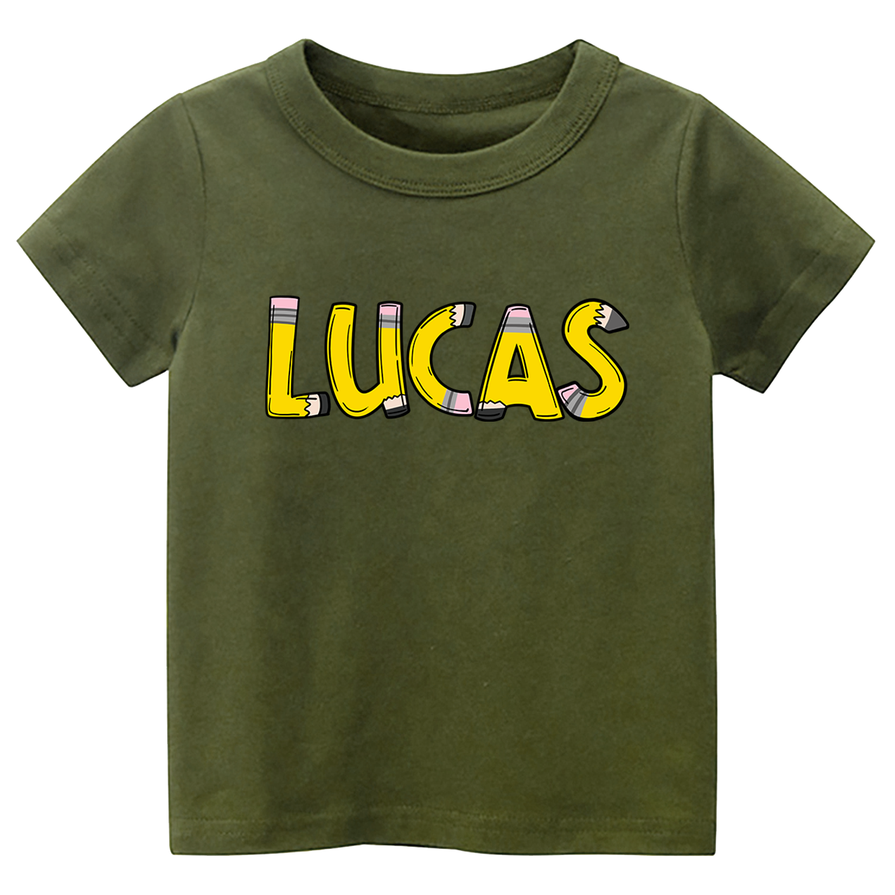 Personalized Pencil Back To School Toddler Shirts