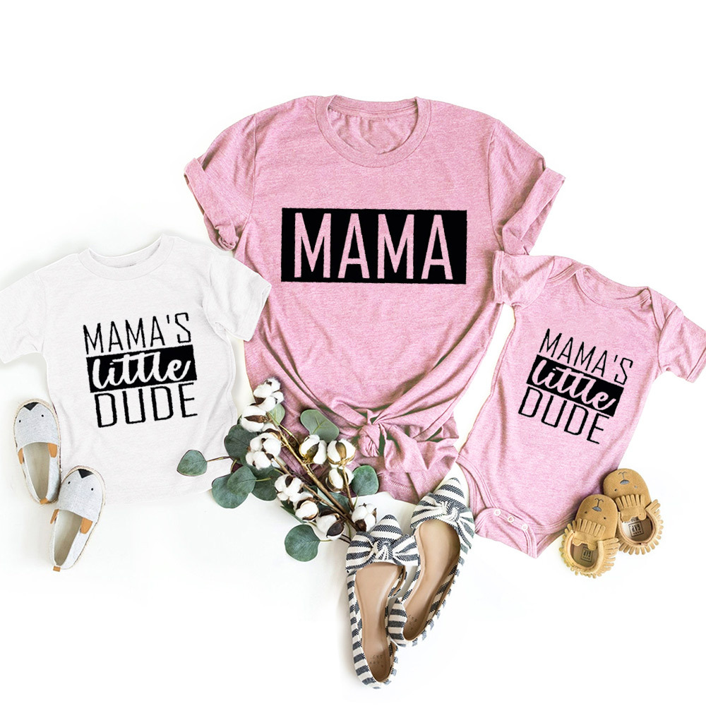 Mama's Little Dude Mom&Me Shirt