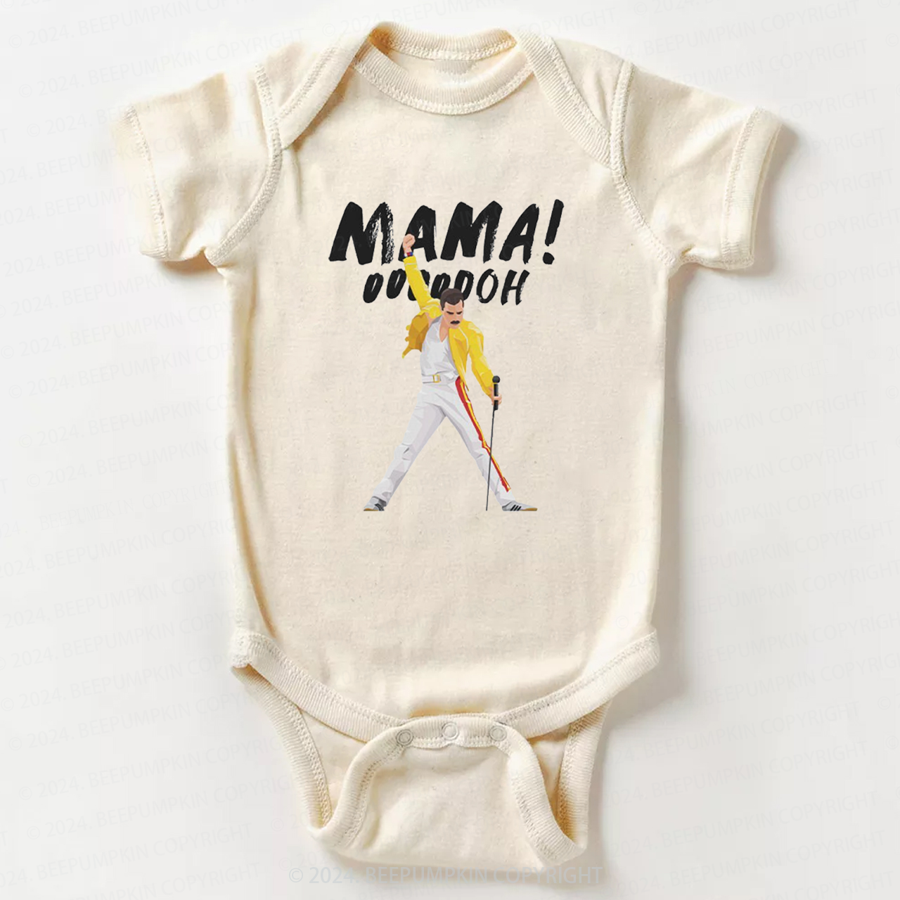Music Picture Kids Rock Bodysuit For Baby 8