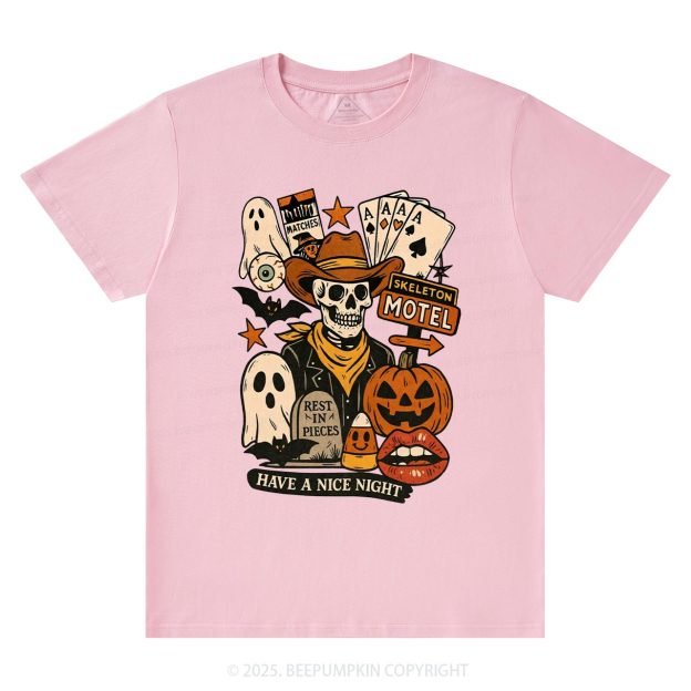 Spooky Western Skeleton T-Shirts Beepumpkin