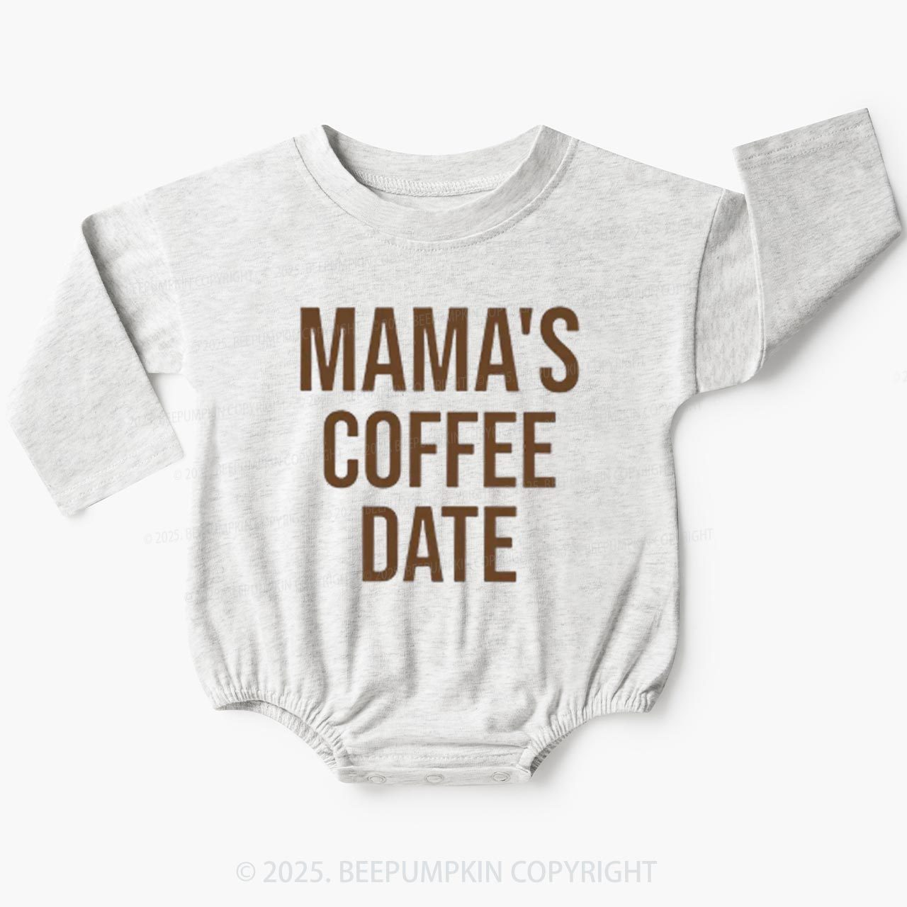 Mom's Coffee Date Baby Bubble Romper Beepumpkin