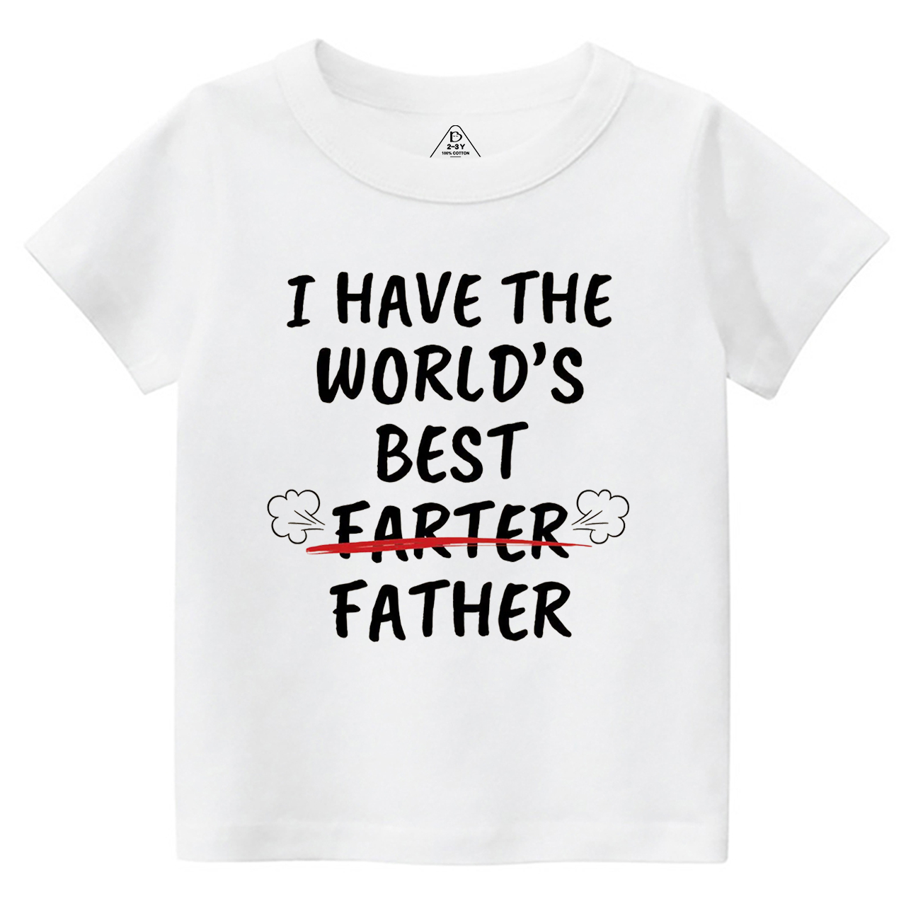 World's Best Farter Father Toddler&Kid's Tees Beepumpkin 7