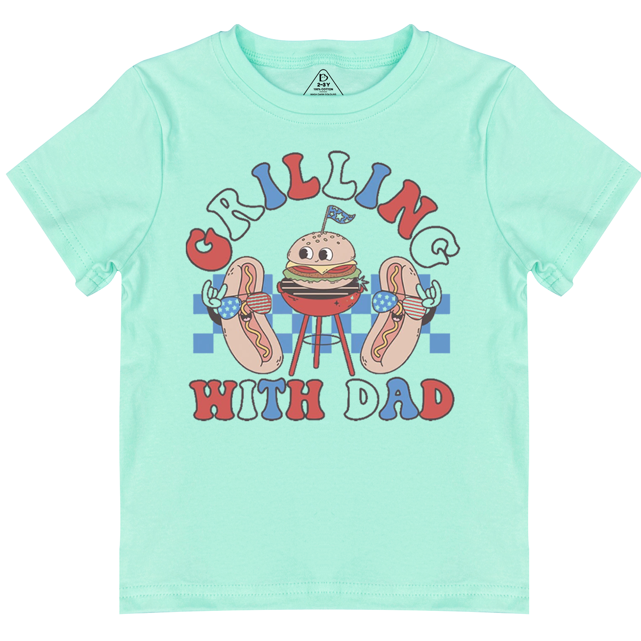 Grilling With Dad Toddler&Kid's Tees Beepumpkin 