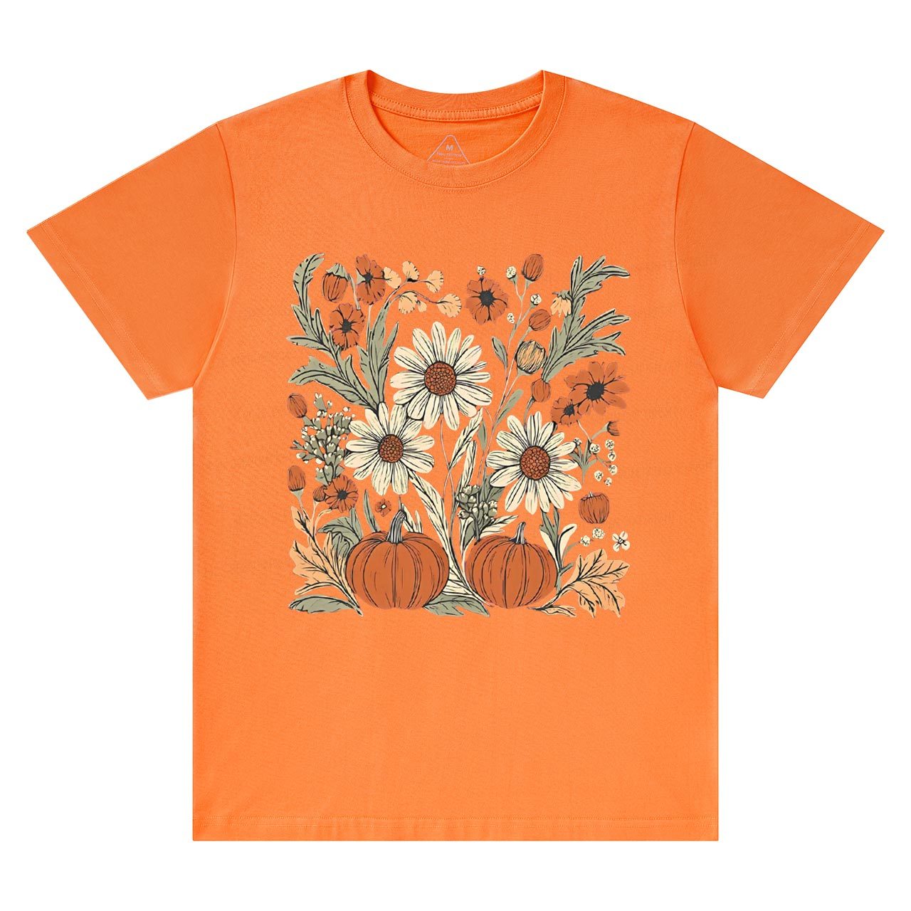 Boho Fall Floral T-Shirts Beepumpkin
