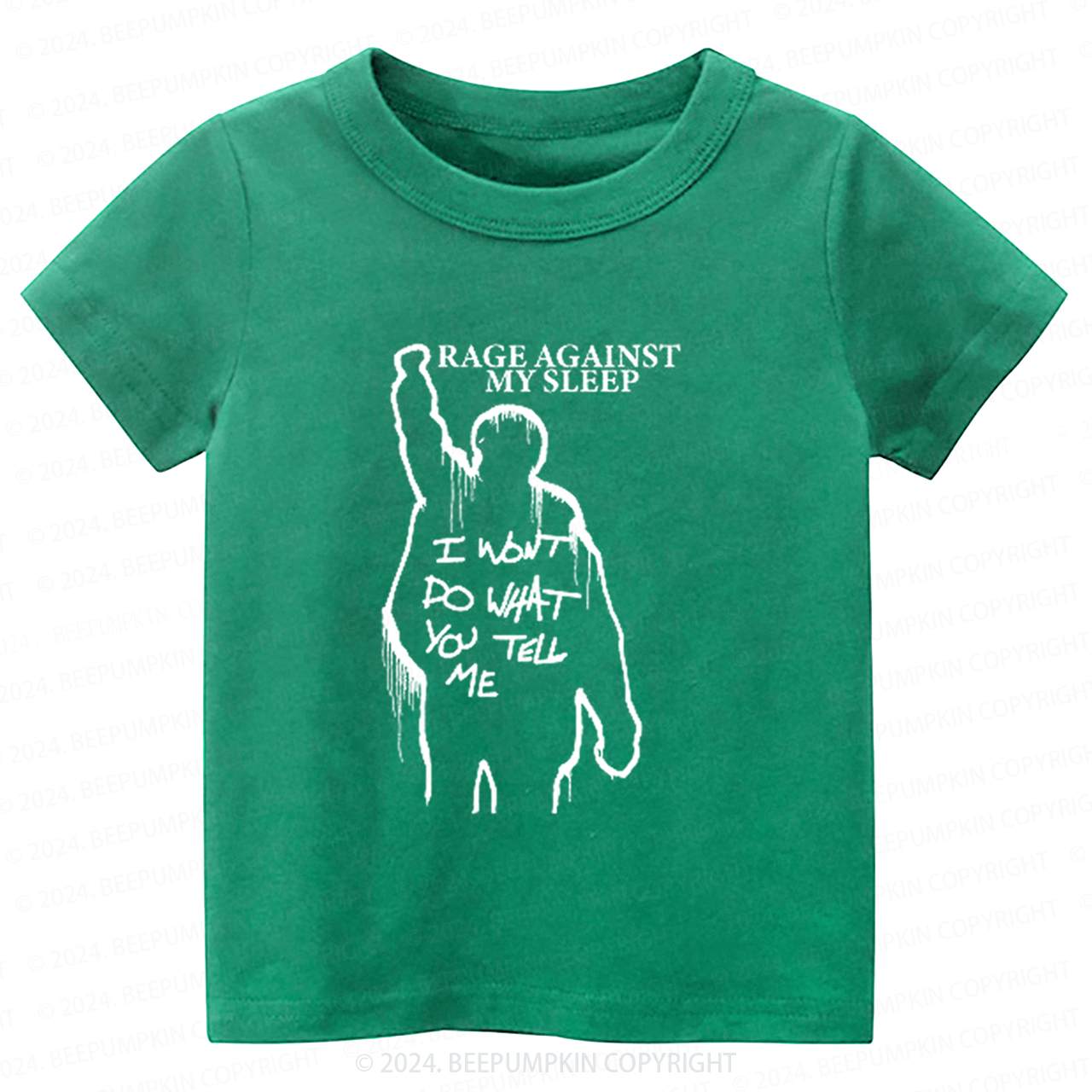 Rage Against My Sleep Toddler&Kids Tees 7