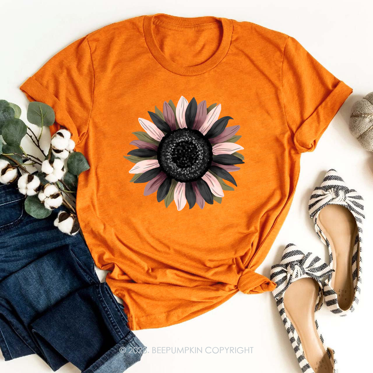Fall Sunflower Shirts Beepumpkin