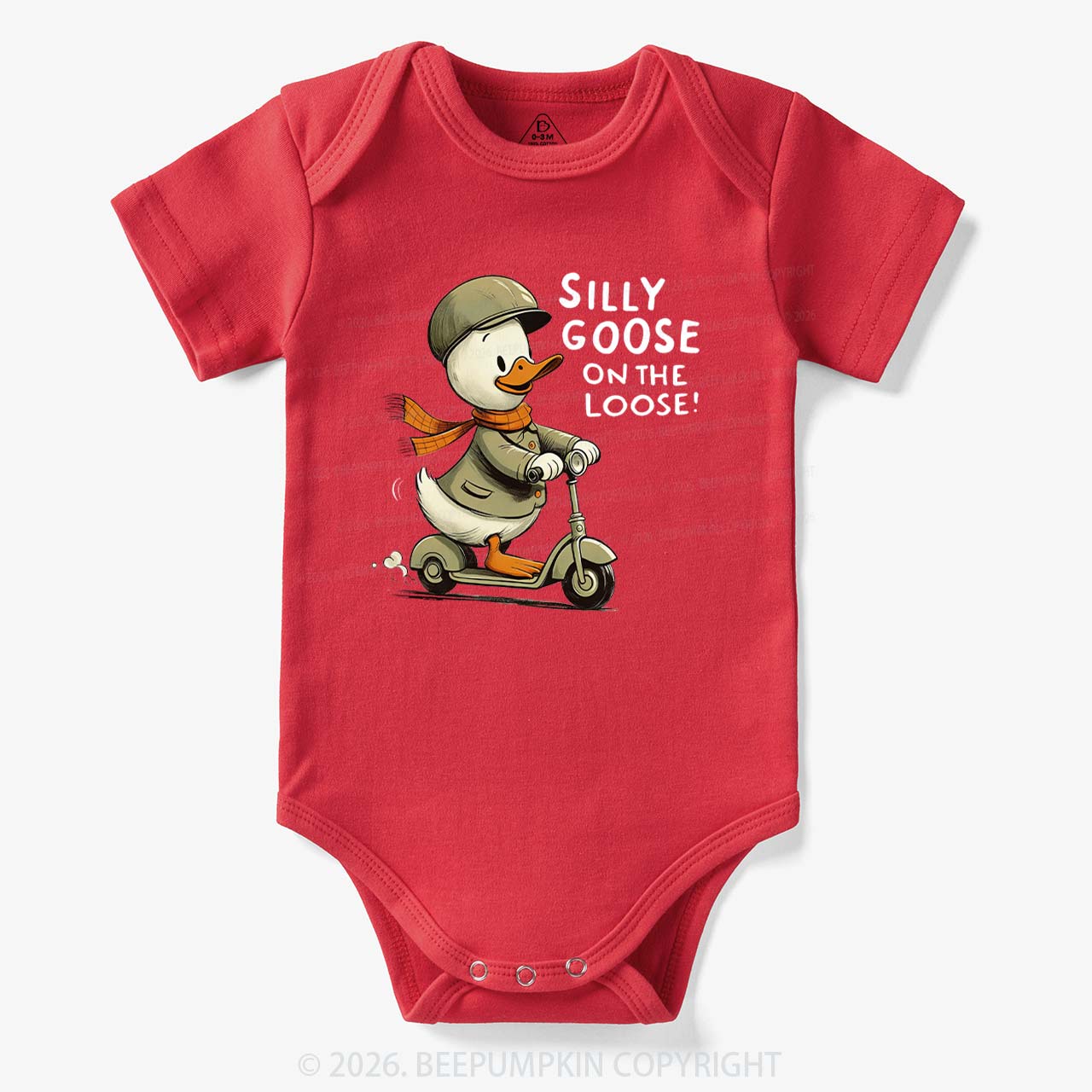 Silly Goose on the Loose Funny Bodysuit