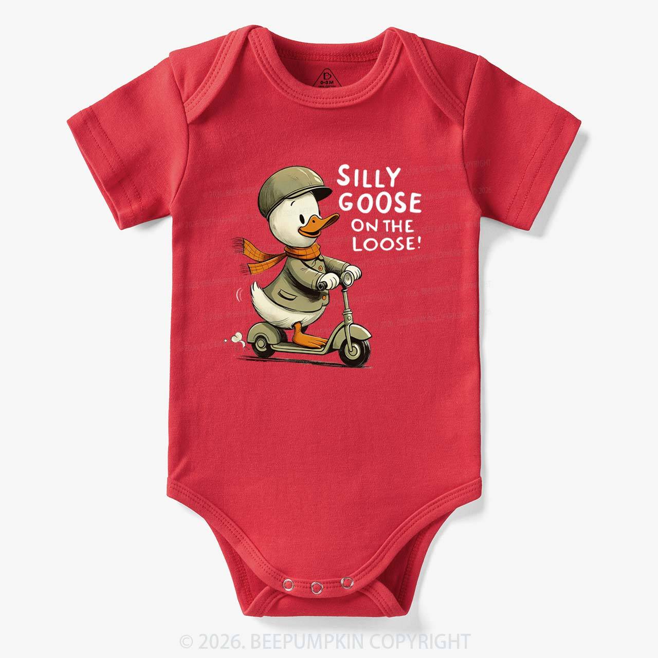 Silly Goose on the Loose Funny Bodysuit