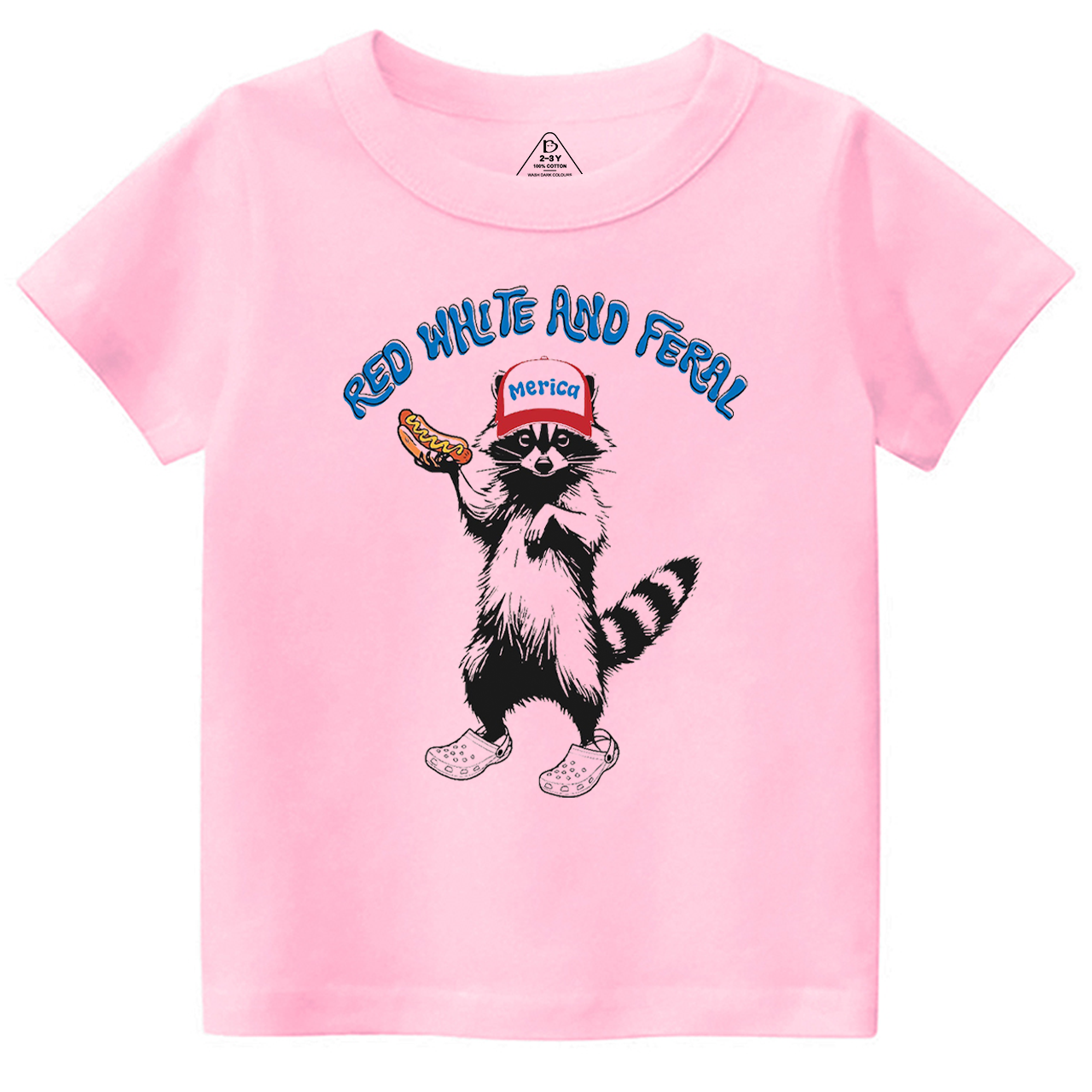 Red White And Feral Toddler&Kid's Tees Beepumpkin 