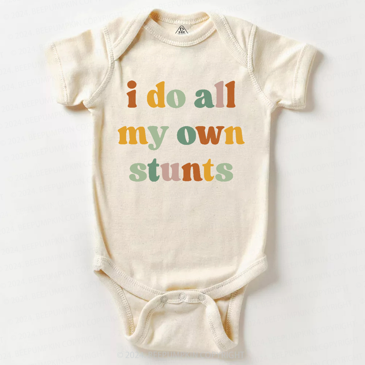 I Do All My Own Stunts Baby Bodysuit 7