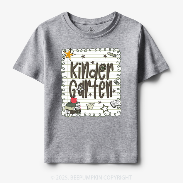 Personalized Starry School Days Toddler&Kid's Tees Beepumpkin