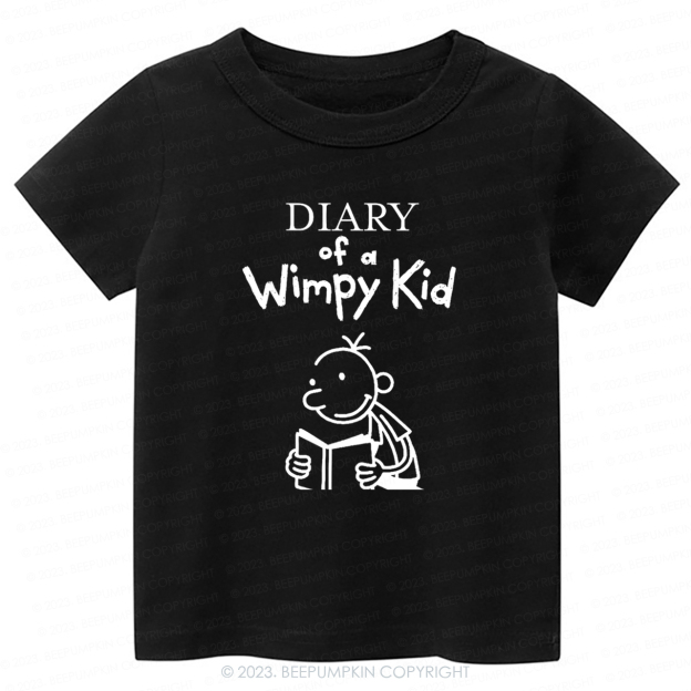 Diary Of A Wimpy World Book Day Kids Shirt
