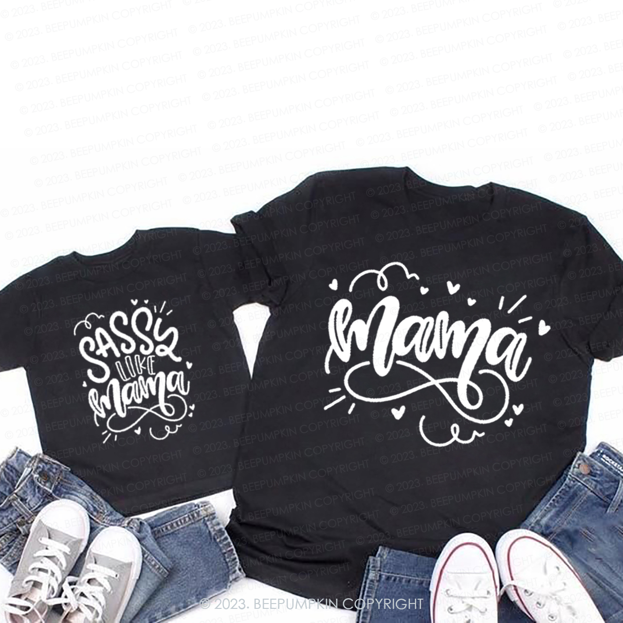 Sassy Like Mama T-Shirts For Mom&Me