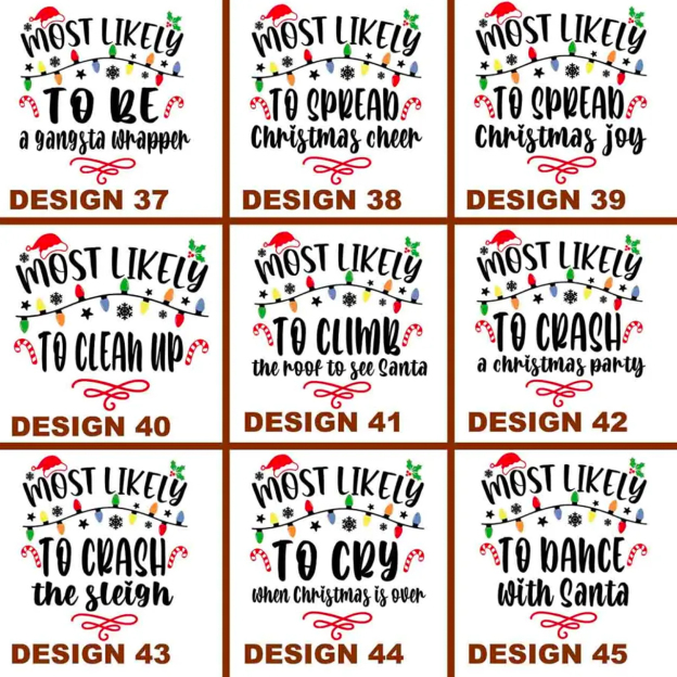 60 Quotes Most Likely And Custom Family Christmas Sweatshirts 2023