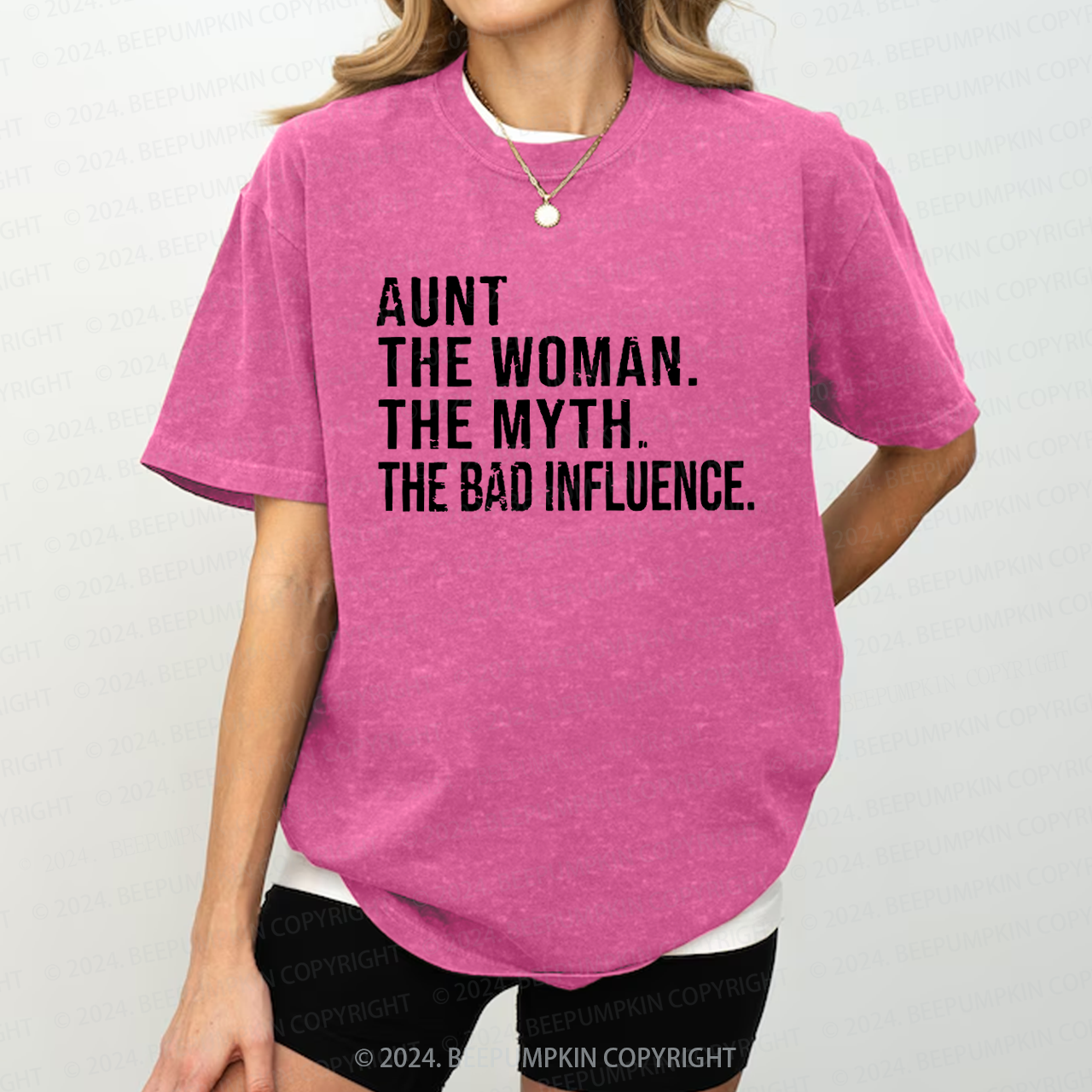 Aunt The Women The Myth The Bad Influence Aunt Washed Tees