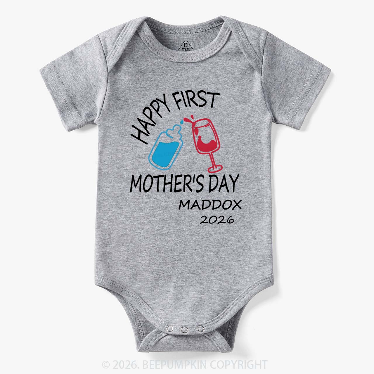 Happy Mother's/ Father's Day Cheers Bodysuit For Baby