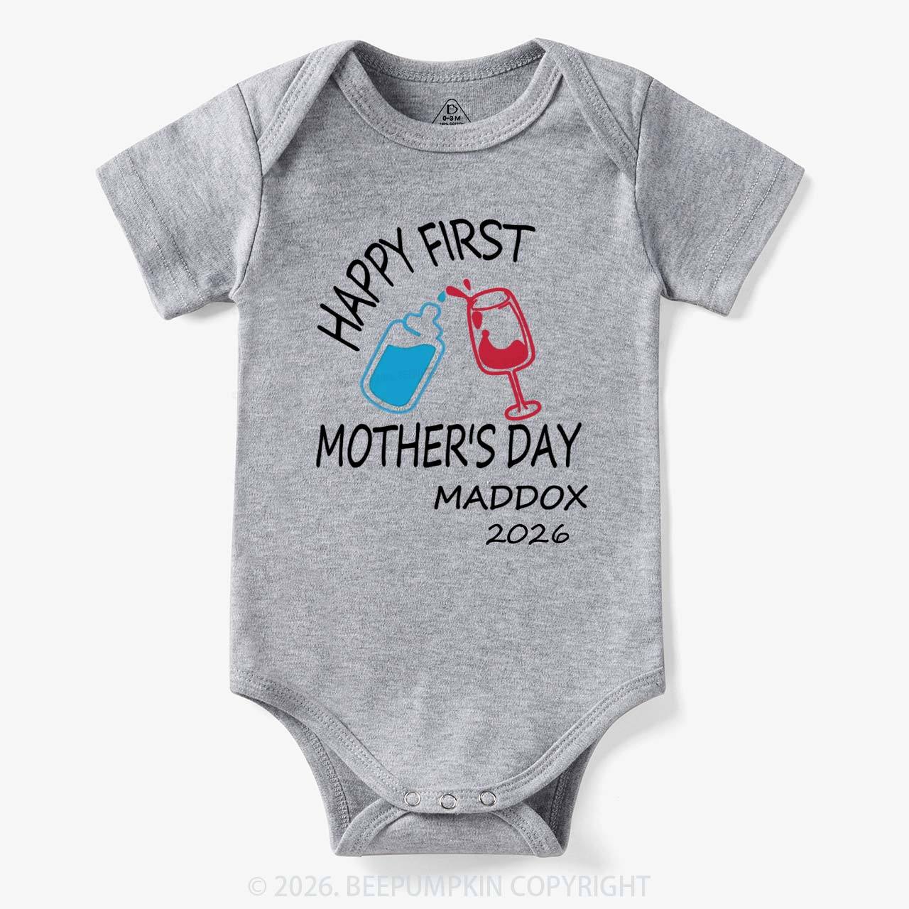 Happy Mother's/ Father's Day Cheers Bodysuit For Baby