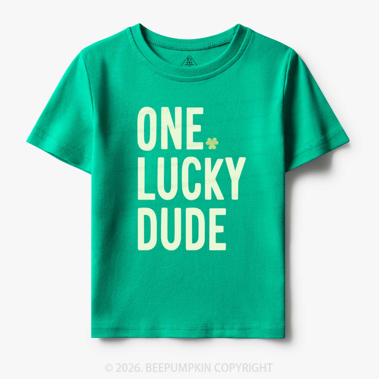 One Lucky Dude St. Patrick's Day Toddler&Kid's Tees Beepumpkin