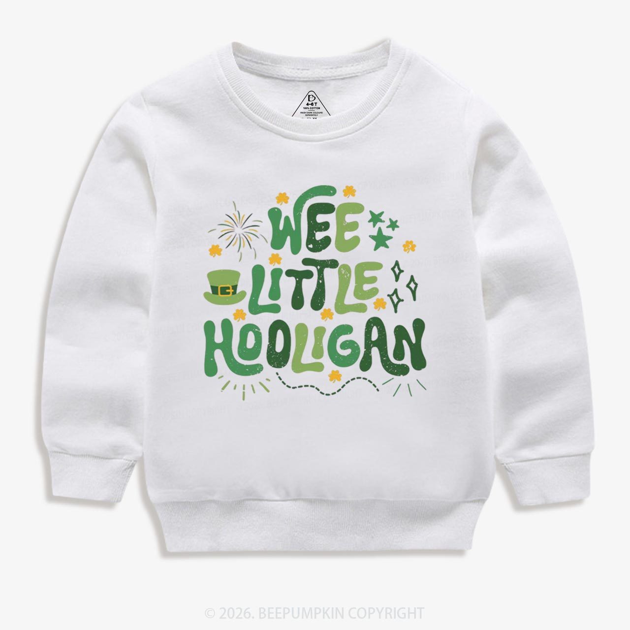 Wee Little Hooligan St. Patrick's Day Kid's Sweatshirt