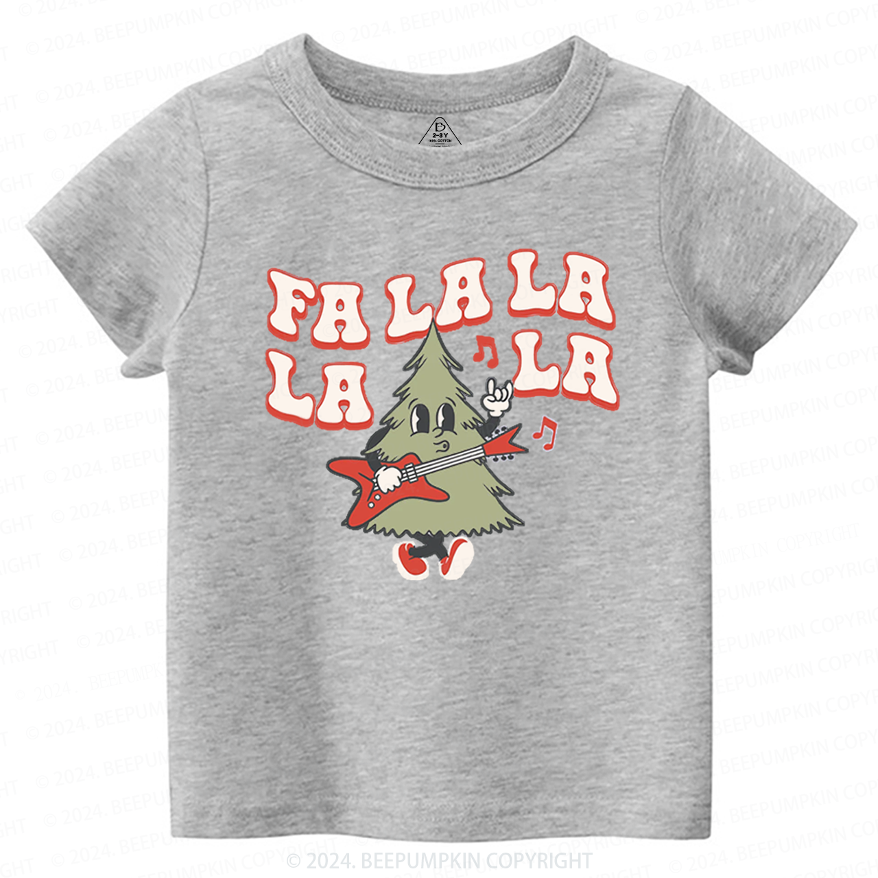 Fa La La La Tree Christmas Season Toddler&Kids Tees 