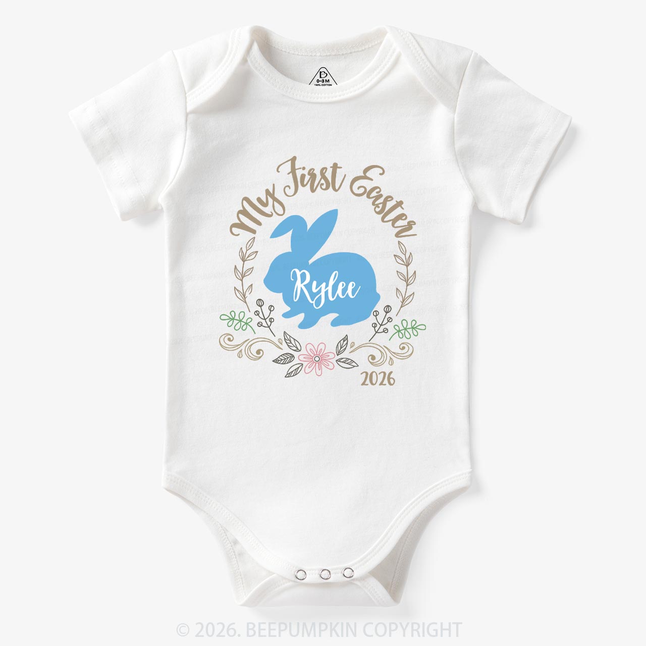 My First Easte Adorable Personalized Bodysuit For Baby