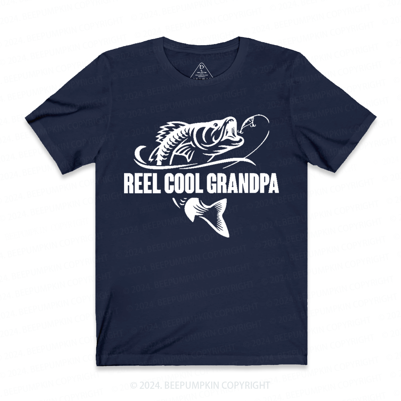 Reel Cool Grandpa Fishing T-shirt