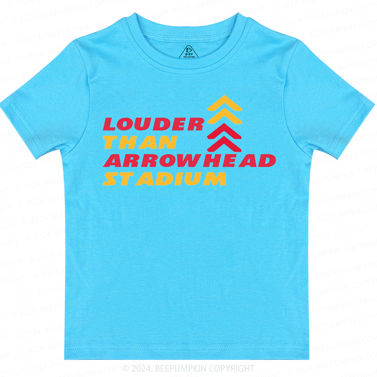 Louder Than Arrowhead Stadium Toddler&Kids Tees Beepumpkin 