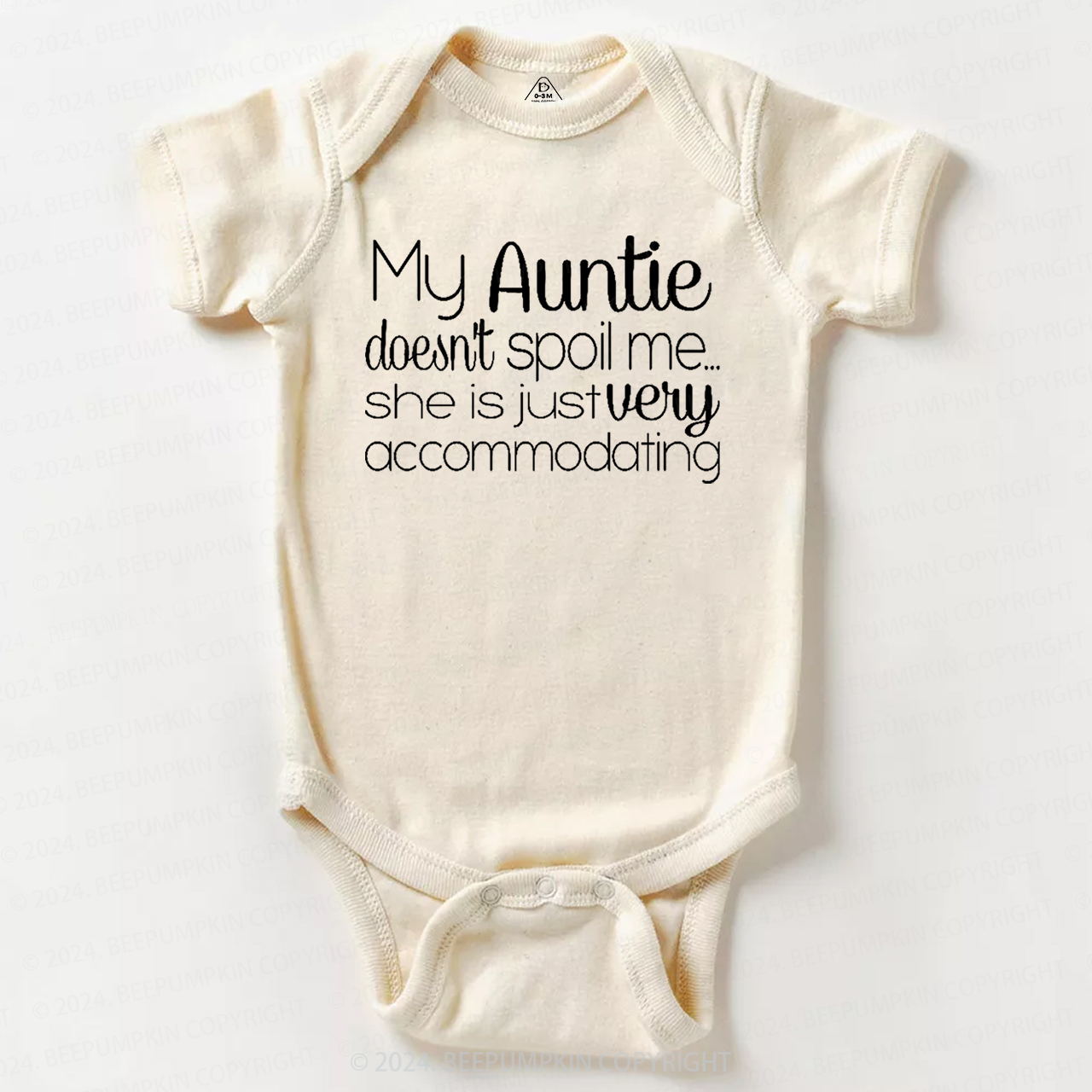 My Auntie Doesn't Spoil Me Baby Bodysuit 7