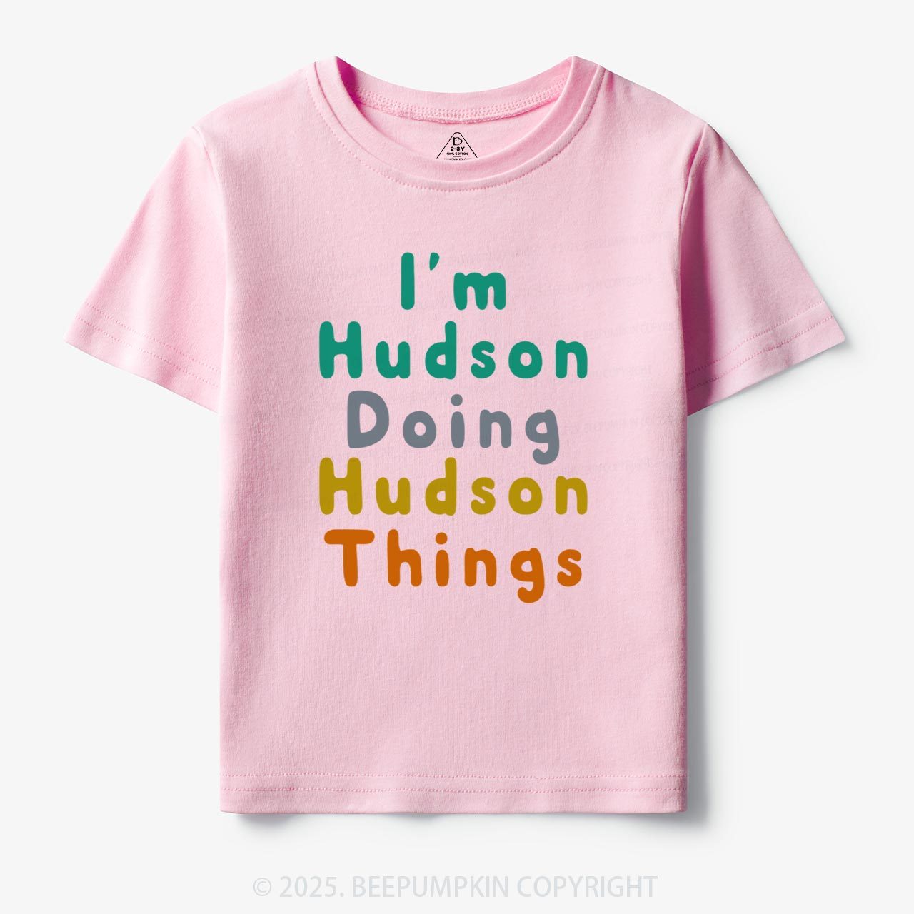 Personalized Doing My Things Toddler&Kid's Tees Beepumpkin