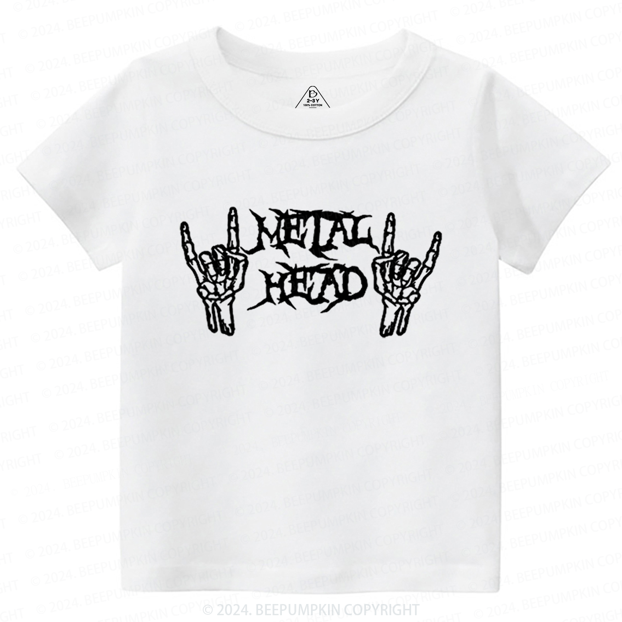 Metal Head Heavy Metal Toddler&Kids Tees 8
