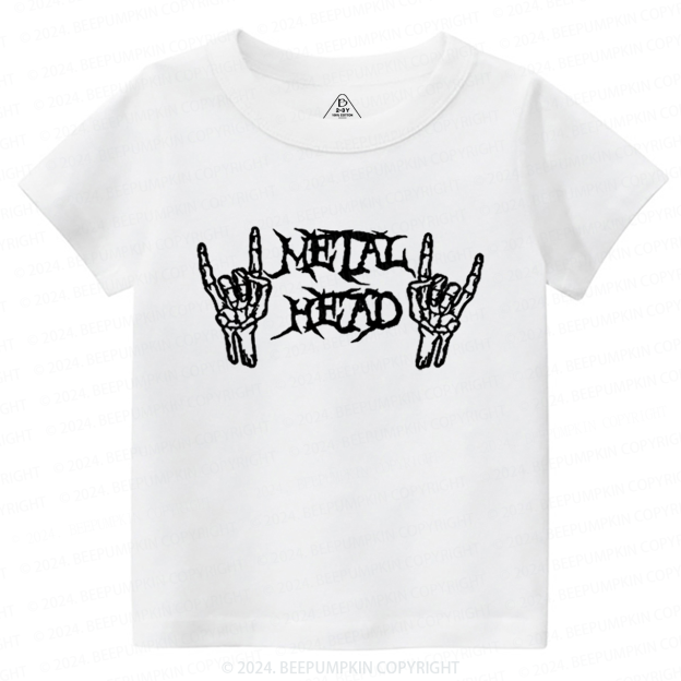 Metal Head Heavy Metal Toddler&Kids Tees 8