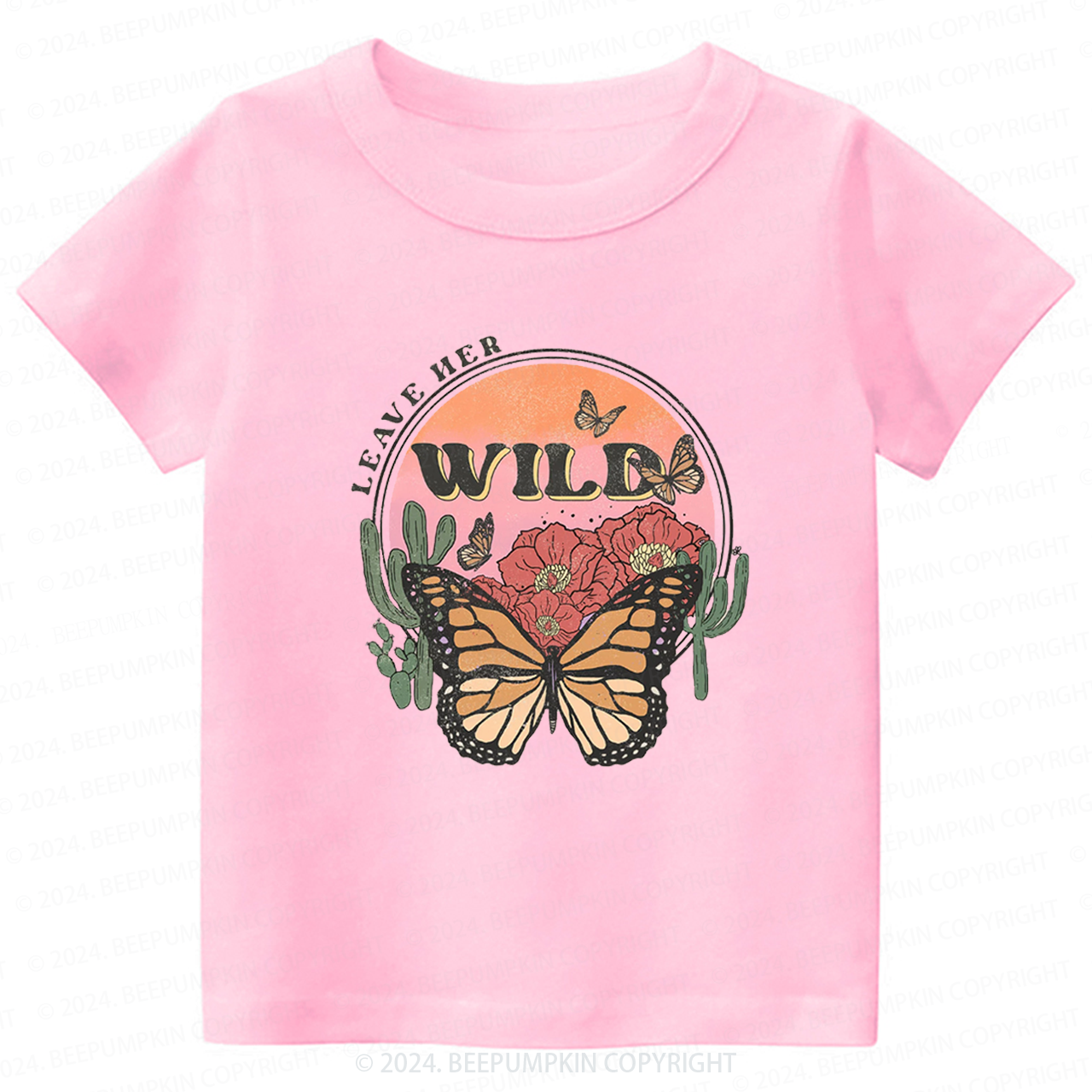 Leave Her Wild Toddler&Kids Tees 