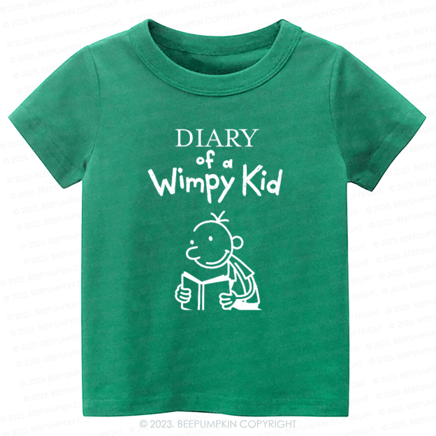 Diary Of A Wimpy World Book Day Kids Shirt
